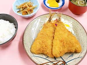 アジフライ膳